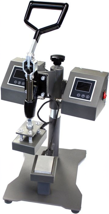 3x2" Swing-Away Heat Press with Dual Heating Platens - 220V